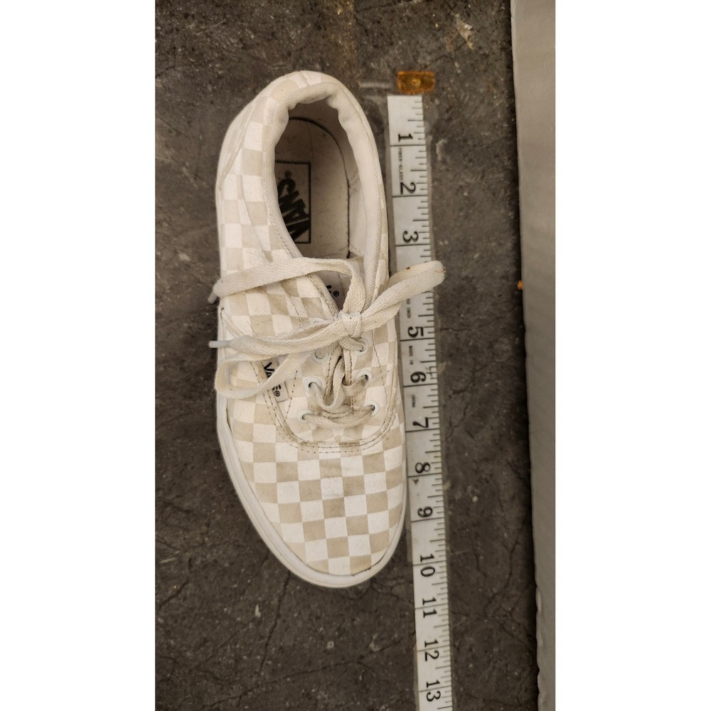 Vans Doheny White Checker Skate Shoes Youth Kids US 3.0 Classic Low‎ Top - Picture 3 of 8
